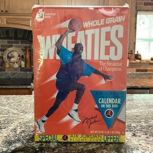 Rare 90’s AIR JORDAN Wheaties, The Breakfast of Champions, Sealed